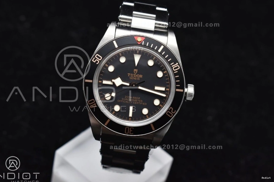 SS A2824 Bay V5 ZF Edition On Bezel Black 1:1 Bracelet Heritage Best Black 39MM 0220